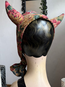 Floral devil horns