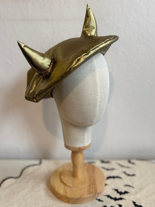 gold devil beret