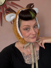 Load image into Gallery viewer, Woman wears fawn fae headband 