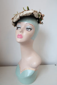Floral hat vintage women’s Goodwood revival 