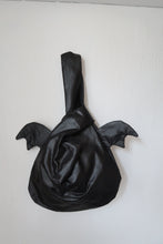 Load image into Gallery viewer, Black Halloween bat bag