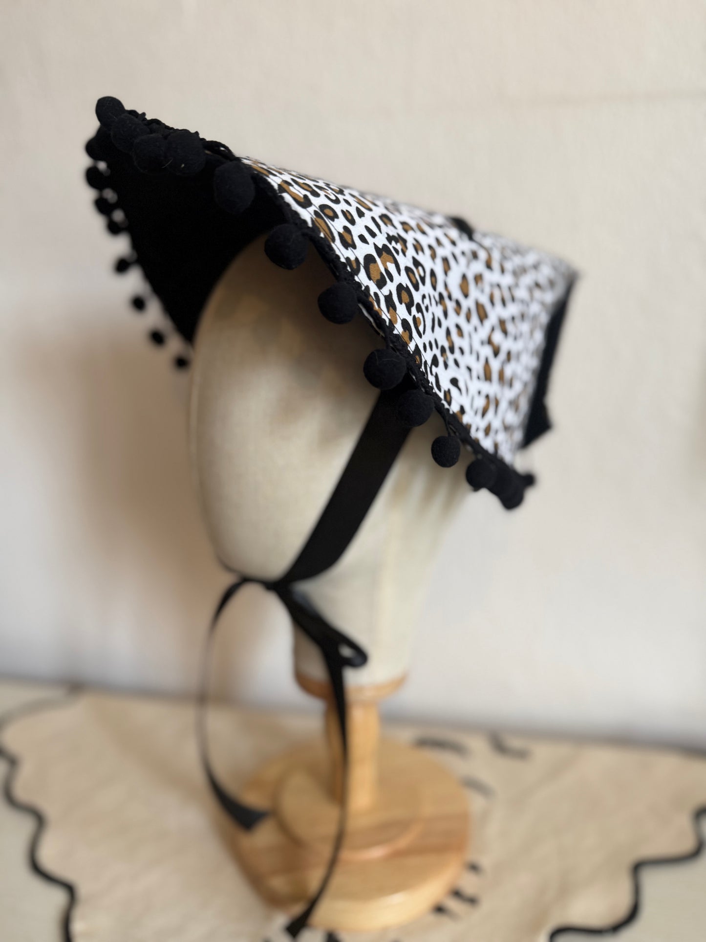animal print vintage style rockabilly sun hat