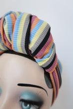 Load image into Gallery viewer, Striped vintage headband 