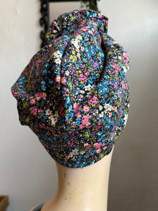Floral 1940s vintage pin-up turban 