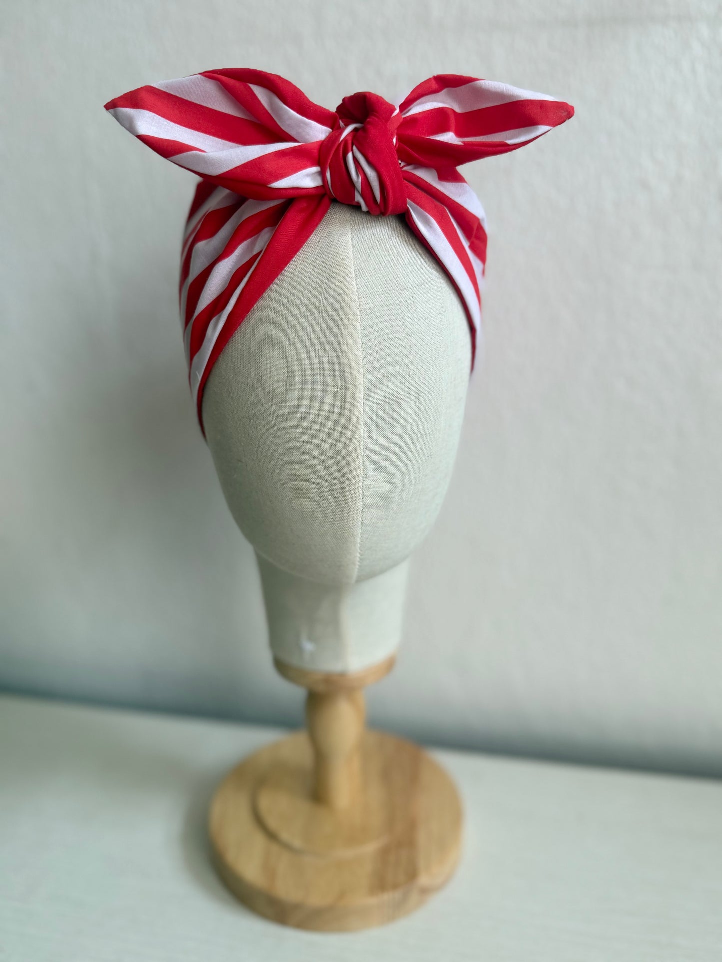 red nautical headscarf bandana