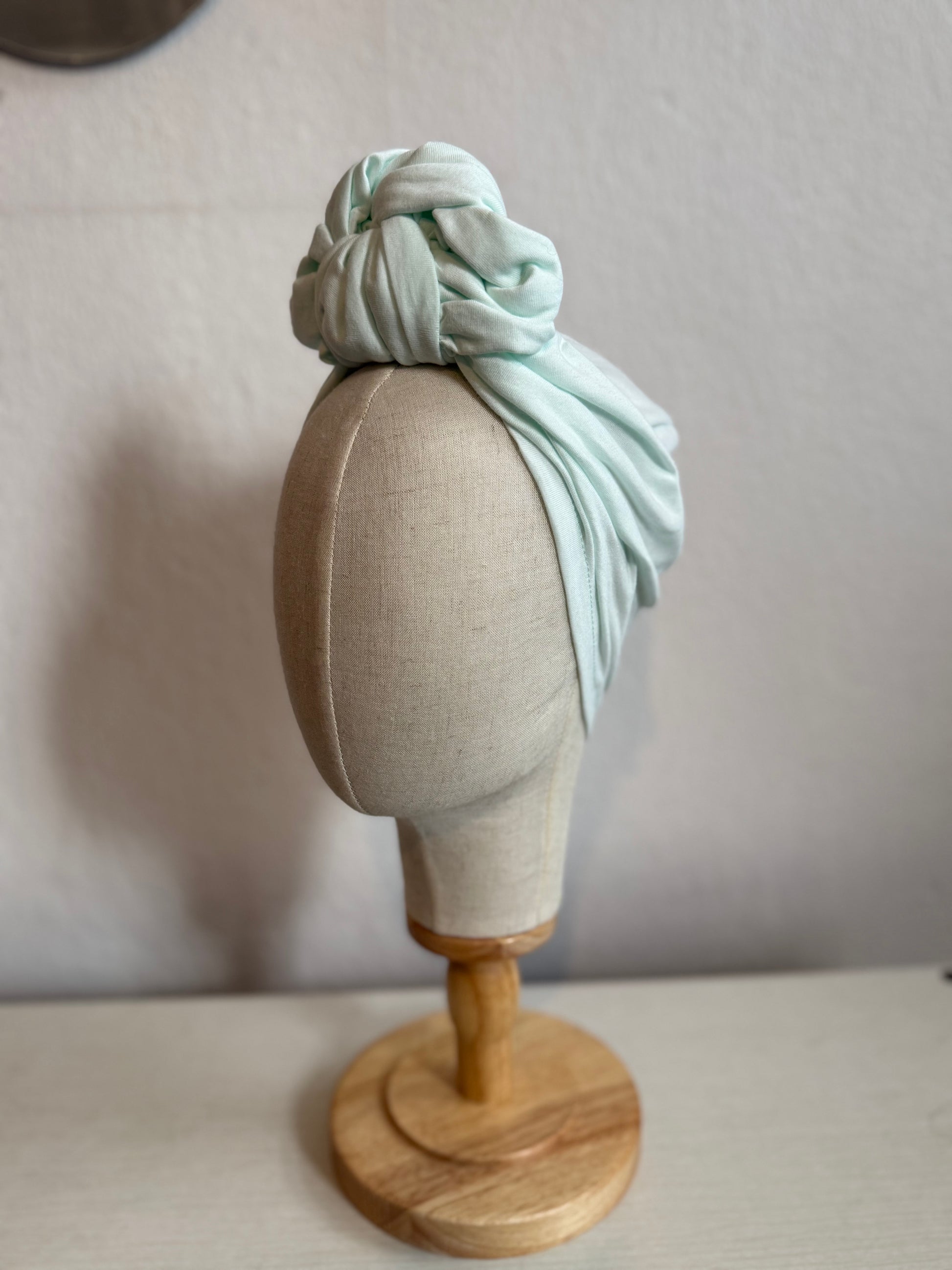Vintage style handmade jersey turban 