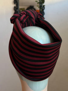 Striped vintage style headband 
