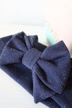 Load image into Gallery viewer, navy sparkle headband 