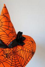 Load image into Gallery viewer, Vintage witch hat fascinator alt fashion Halloween