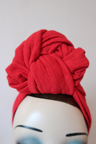 Red valentines headband 