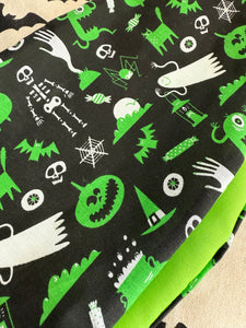 Gothic Halloween alternative fashion bat headscarf 