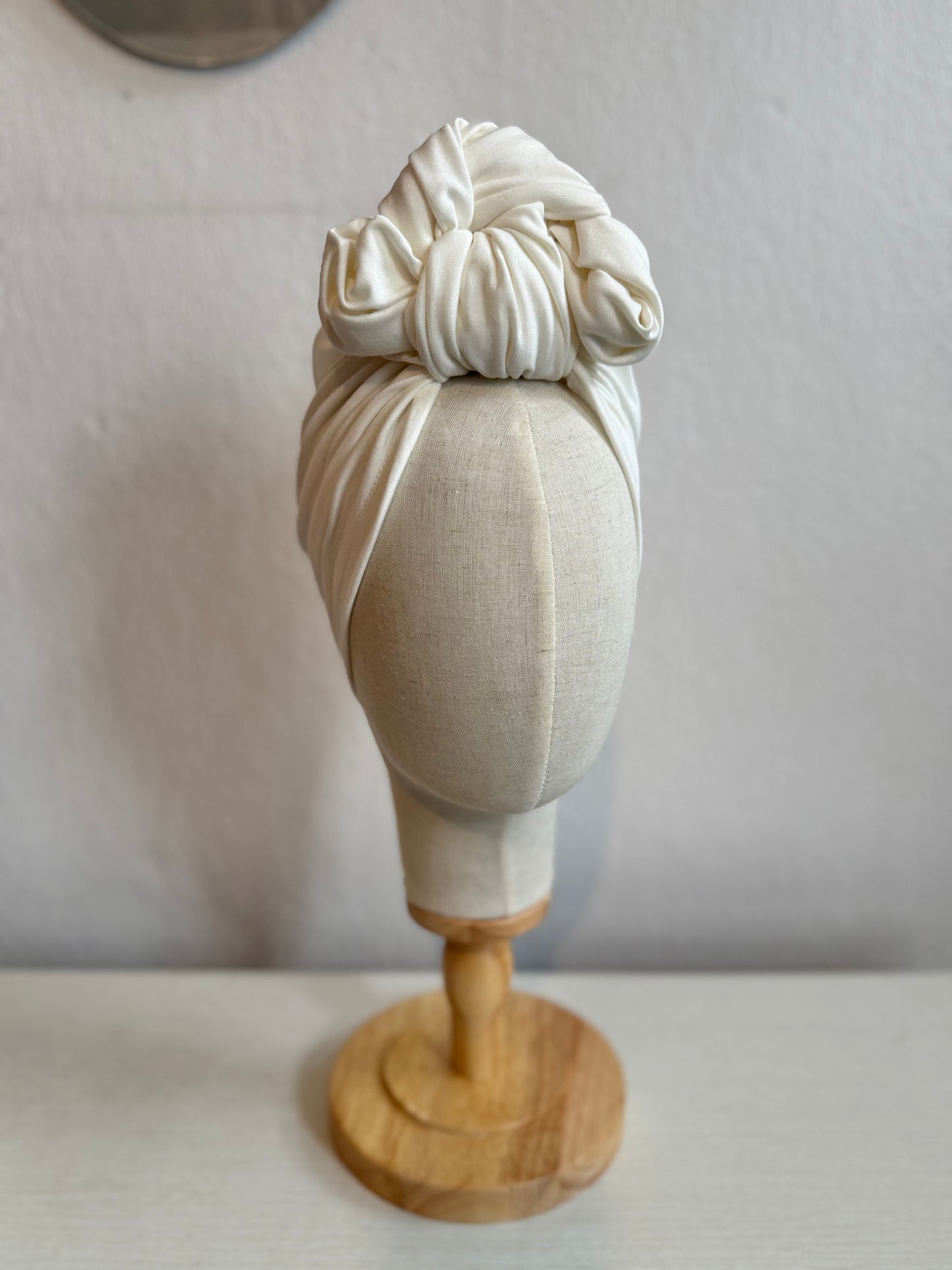 Vintage style handmade jersey turban 