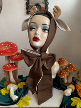 Load image into Gallery viewer, Little Deer Headband with Holly Clip