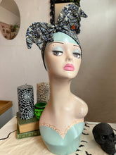 Load image into Gallery viewer, Halloween bat goth alternative bat headscarf headband 