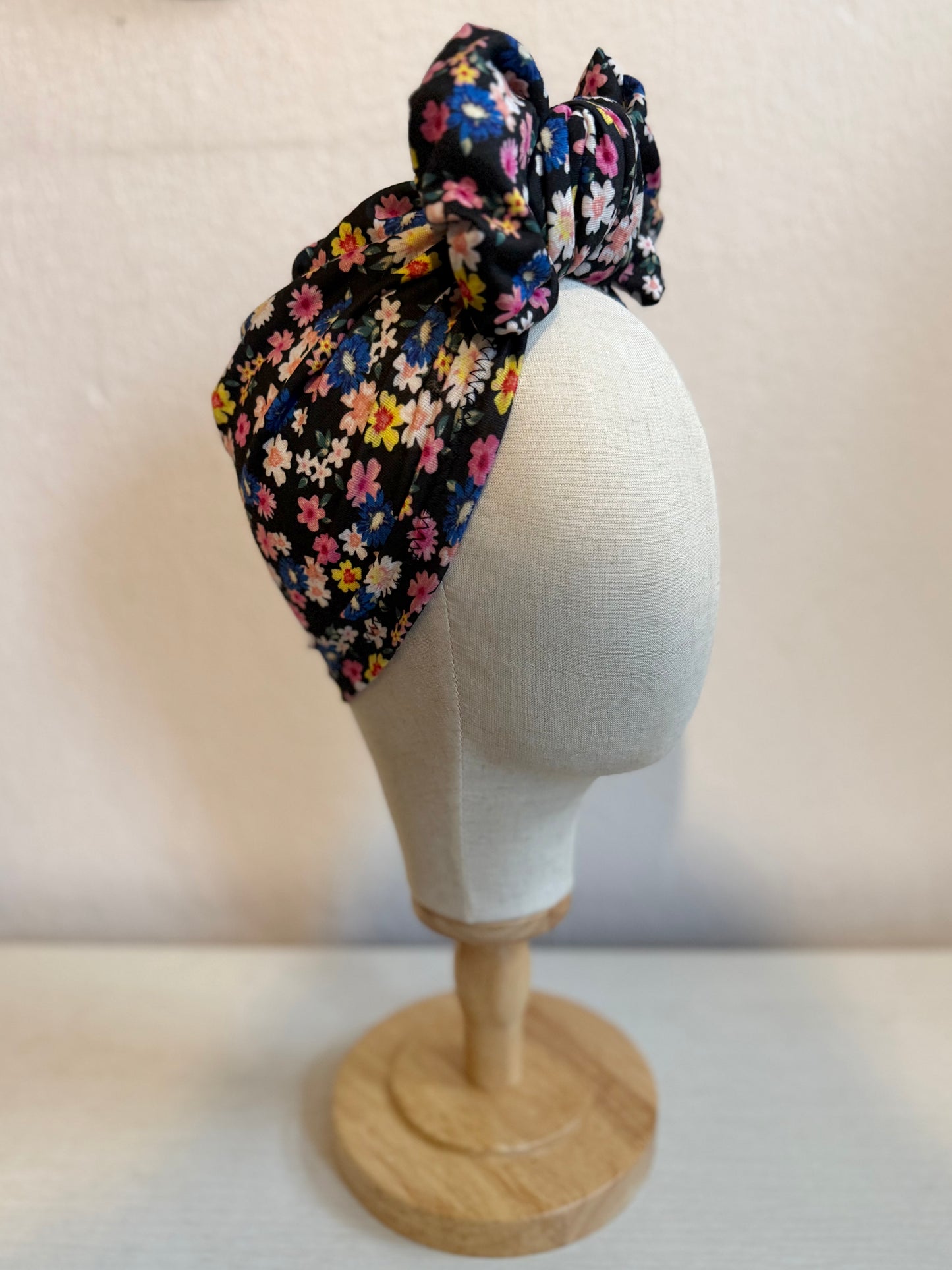 floral vintage turban