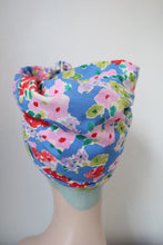 Load image into Gallery viewer, Floral vintage headscarf