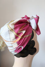 Load image into Gallery viewer, vintage scarf for 1940s turban tying  