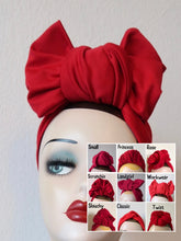 Load image into Gallery viewer, Vintage reproduction 1940s stretchy headband 