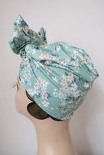 Load image into Gallery viewer, floral women’s vintage stretchy turban 
