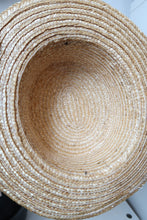 Load image into Gallery viewer, Straw boater 