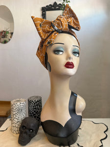 Spooky spiderweb headscarf bandana