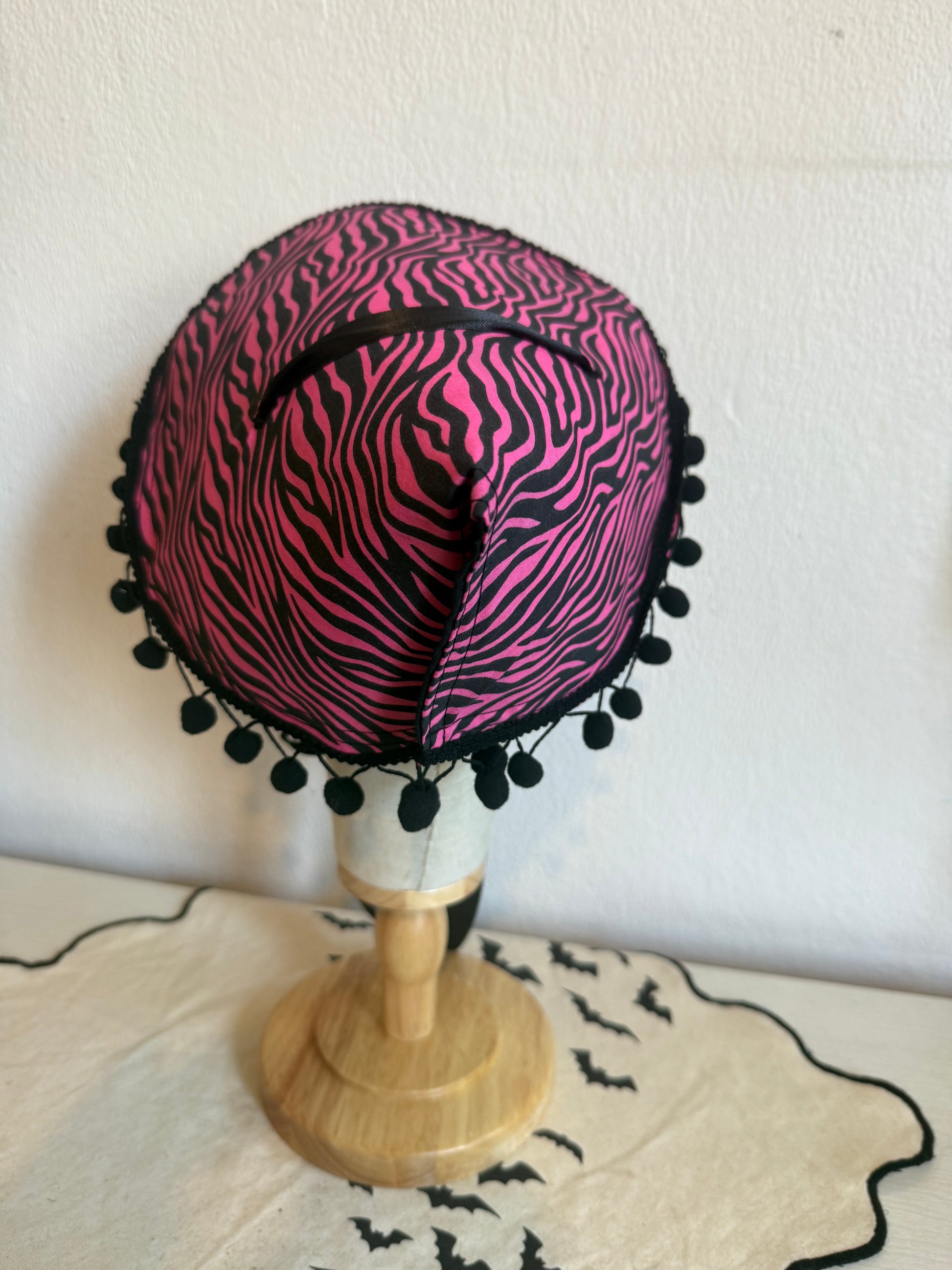 animal print vintage style rockabilly sun hat