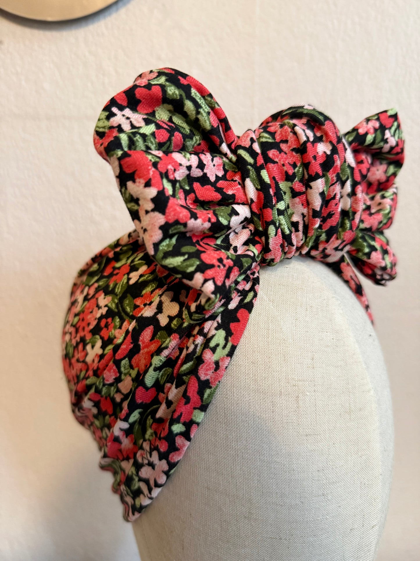 floral vintage turbans
