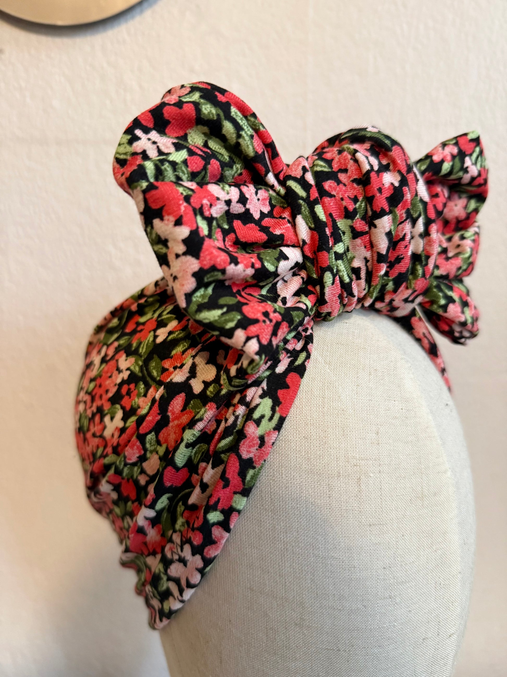 floral vintage turbans