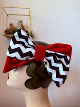 Load image into Gallery viewer, Twin peaks hair bow 