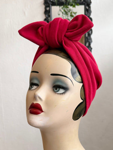 1940s Landgirl vintage headscarf turban