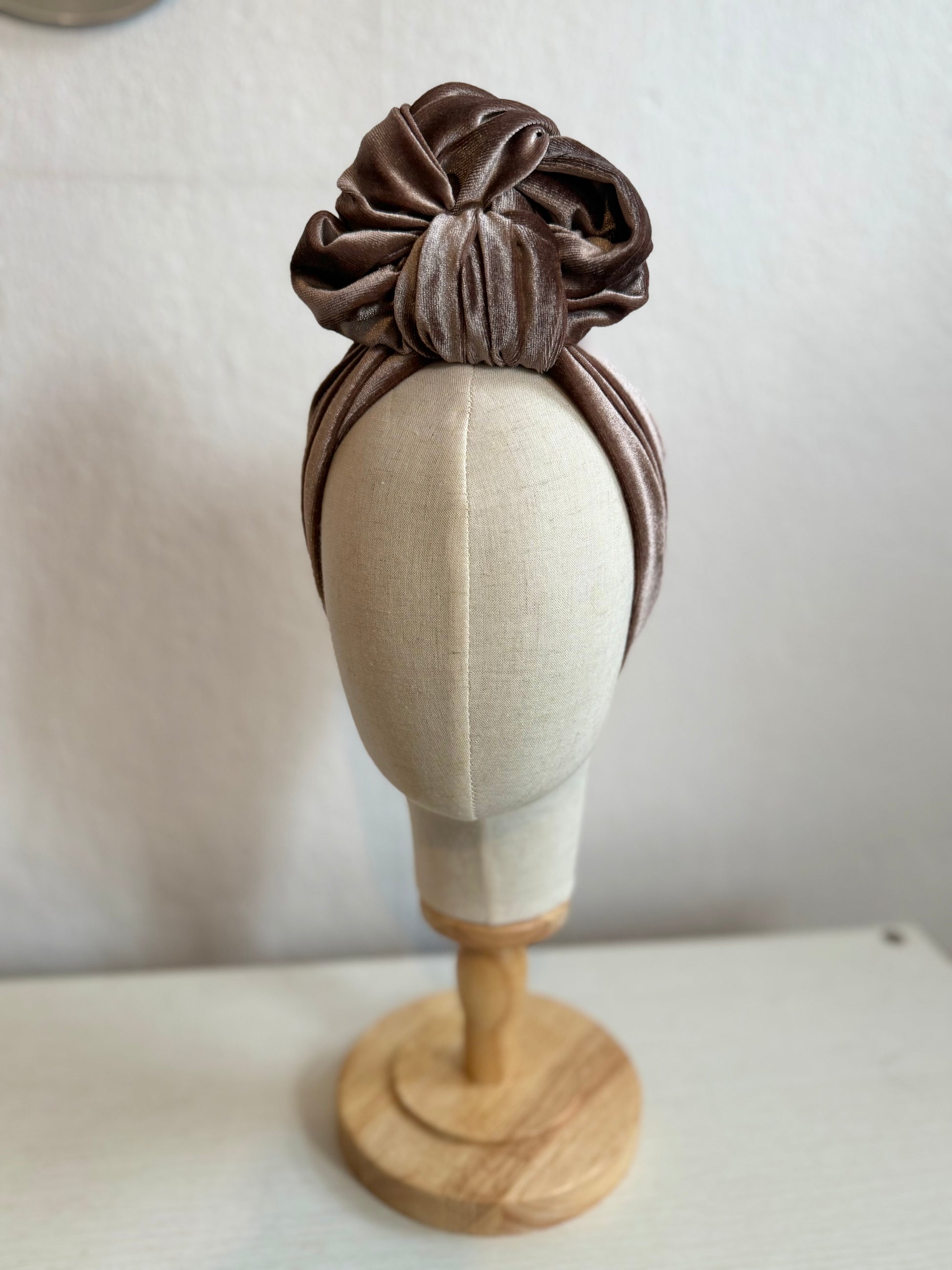 Vintage style handmade velvet headband