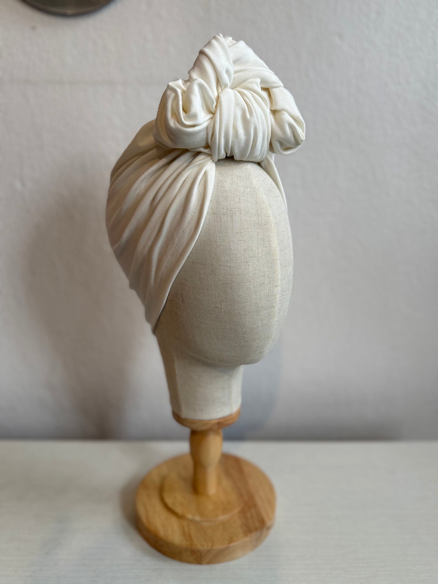 Vintage style handmade jersey turban 