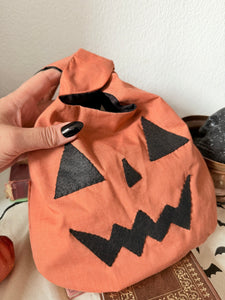 Alt fashion Halloween cute pumpkin bag