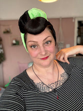 Load image into Gallery viewer, Gothic Halloween alternative fashion green &amp; black headband 