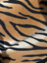 Load image into Gallery viewer, Close-up of fabric with tiger stripe pattern