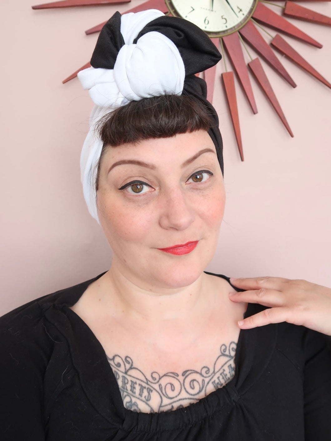 Made To Order: DUO DESIGN 1940s Style Pre-Tied Turban in 4 Colourways
