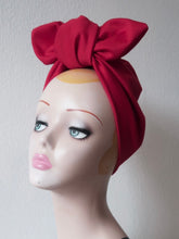 Load image into Gallery viewer, 1940s Landgirl turban headscarf for women