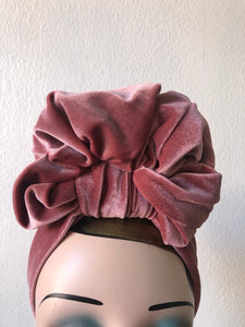 Vintage velvet turban