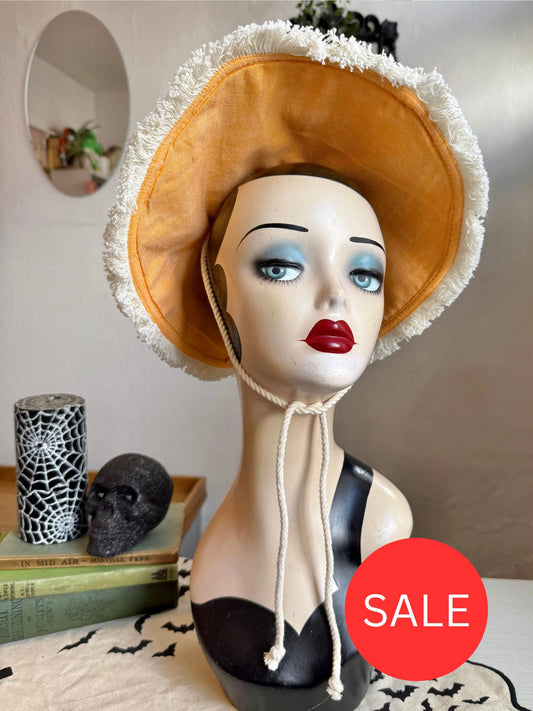 50% OFF SALE ITEM: Mustard Sun Hat