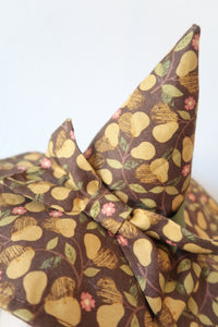 Pear print witch hat cottagecore