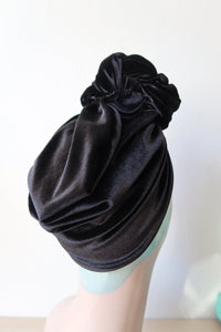 Vintage style velvet turbans