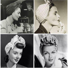 Load image into Gallery viewer, vintage hats headscarves turbans